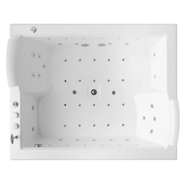 Гідромасажна ванна Golston G-U262P пристінна, 1850х1500х710 мм - Зображення 3